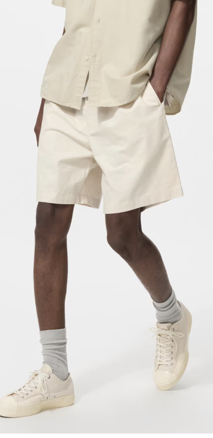 Uniqlo Linen Blend Easy Shorts
